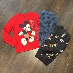 Boys Sz 7 Mickey Top Long Sleeve Sweater Disney Jumping‎ Beans